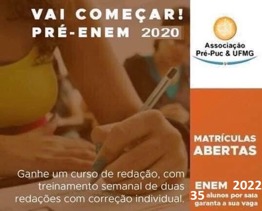 PRE-ENEM – 2024 – PRESENCIAL / EAD | Associação Pré-Puc e UFMG